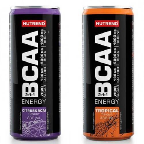 Энергетический напиток Nutrend BCAA Energy 330 ml,  мл, Nutrend. BCAA. Снижение веса Восстановление Антикатаболические свойства Сухая мышечная масса 