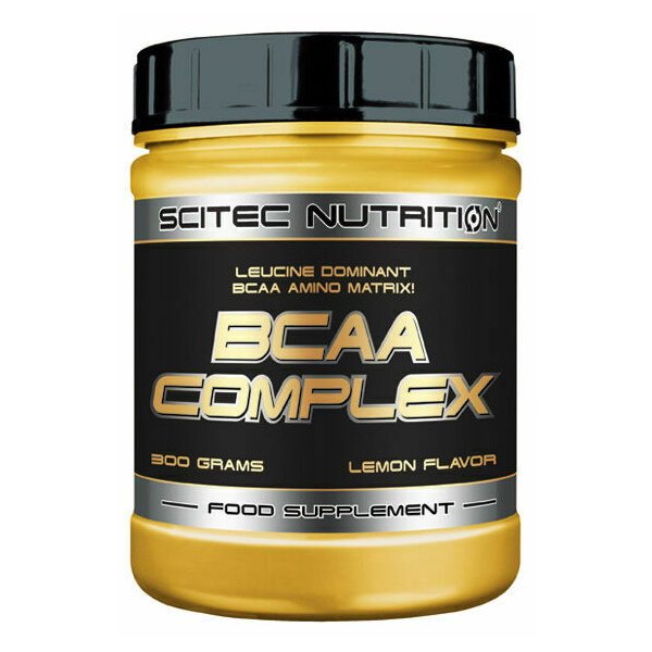 BCAA Scitec BCAA Complex, 300 грамм - лимон,  мл, Scitec Nutrition. BCAA. Снижение веса Восстановление Антикатаболические свойства Сухая мышечная масса 