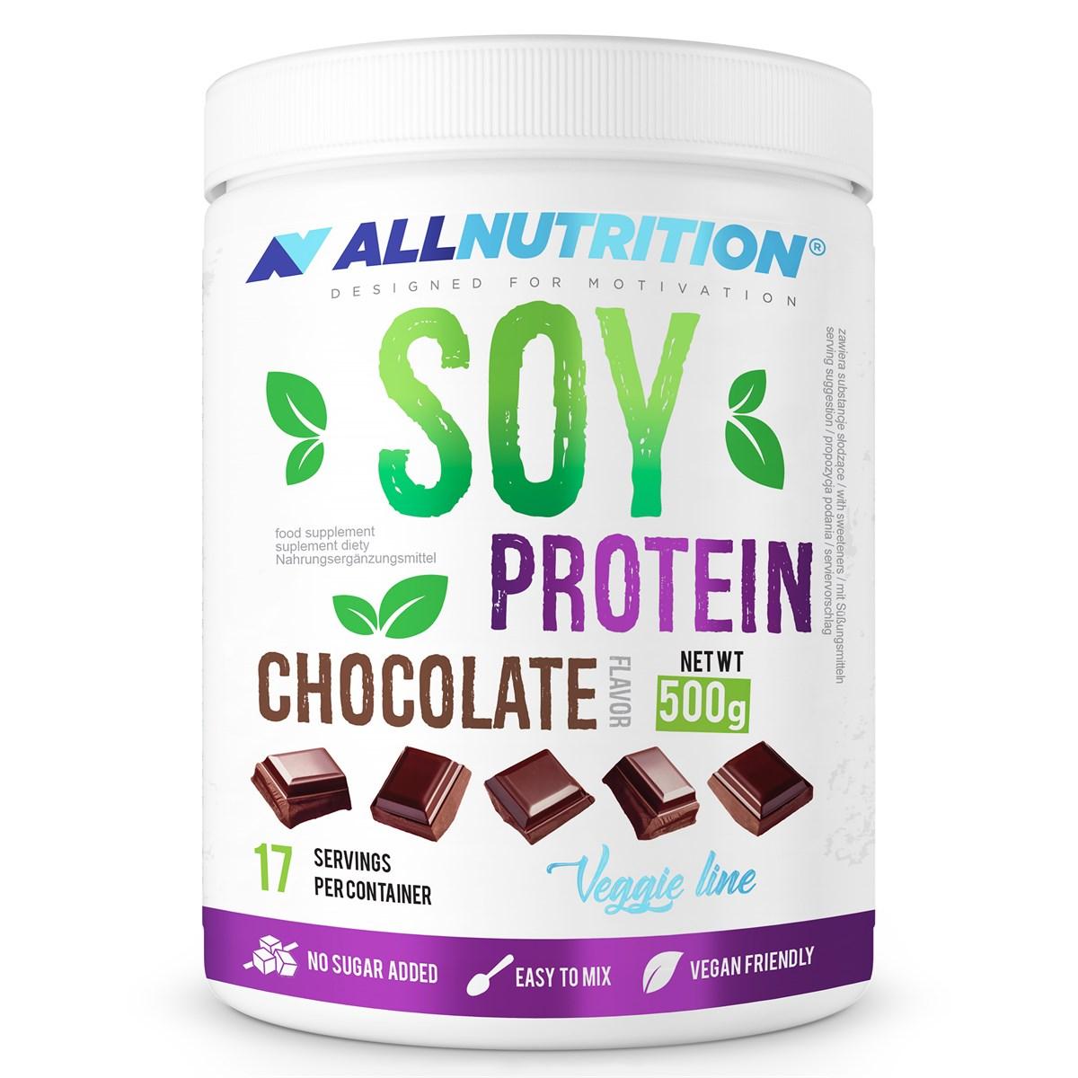 Соевый протеин изолят AllNutrition Soy Protein (500 г) олл нутришн Cherry Youghurt,  мл, AllNutrition. Соевый протеин. 