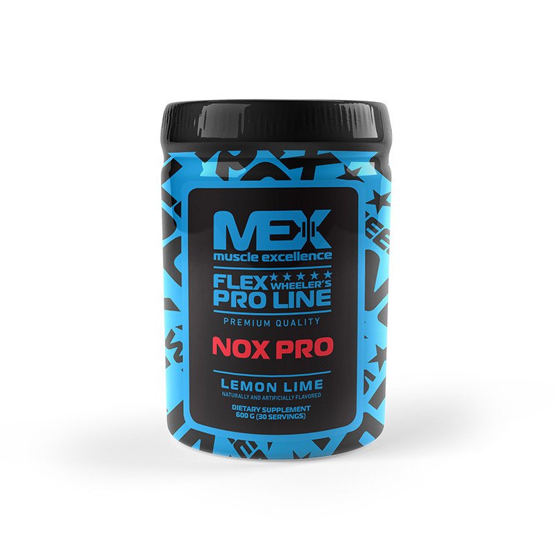 Предтреник MEX Nutrition NOX Pro (600 г) мекс нутришн нокс про lemon lime,  мл, MEX Nutrition. Предтренировочный комплекс