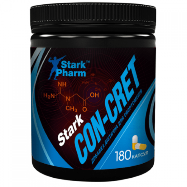 Креатин гидрохлорид Stark Pharm Stark CON-CRET Big Caps 750mg - 180 капсул старк фарм,  мл, Stark Pharm. Креатин гидрохлорид. 