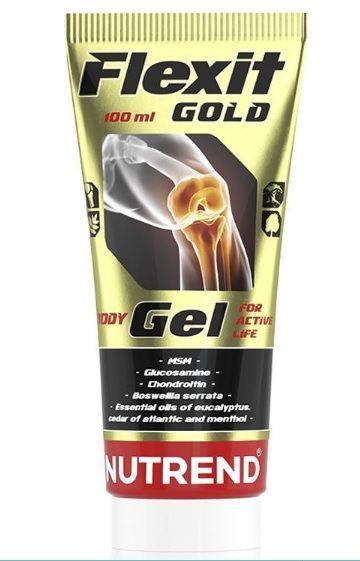 Масажний гель хондропротектор Nutrend Flexit Gold Gel 100 ml,  ml, Nutrend. For joints and ligaments. General Health Ligament and Joint strengthening 