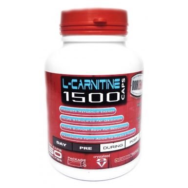L-Carnitine 1500, 100 шт, DL Nutrition. L-карнитин. Снижение веса Поддержание здоровья Детоксикация Стрессоустойчивость Снижение холестерина Антиоксидантные свойства 