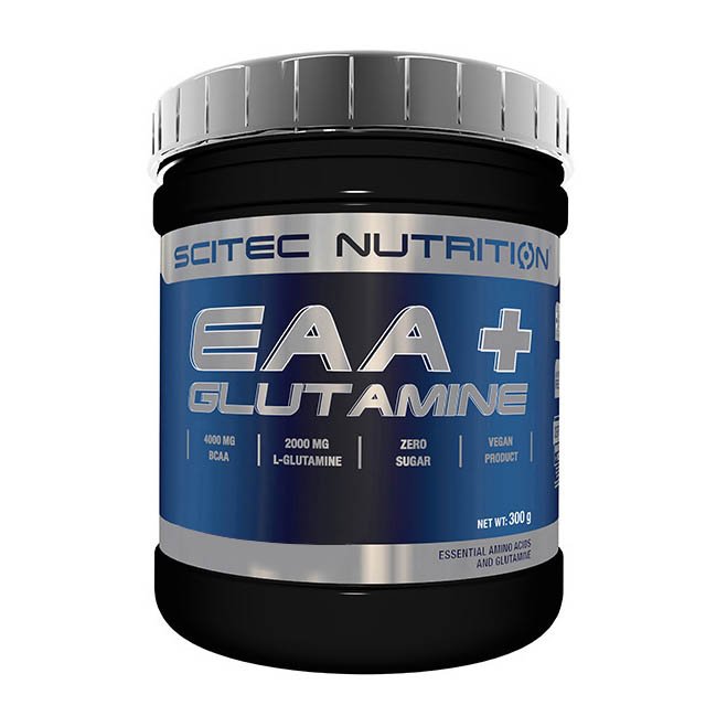 Scitec Nutrition Аминокислота Scitec EAA + Glutamine, 300 грамм Манго СРОК 06.21, , 300  грамм