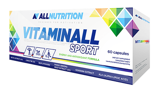 Vitaminall Sport, 60 pcs, AllNutrition. Vitamin Mineral Complex. General Health Immunity enhancement 