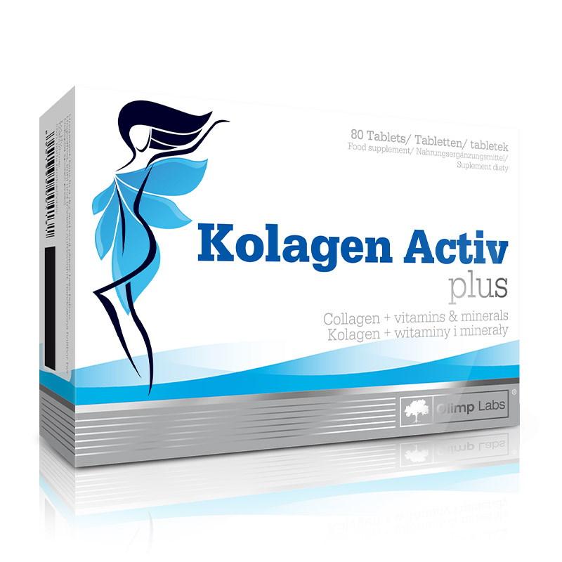 Колаген Olimp Labs Kolagen Activ Plus Sport Edition 80 tabs,  ml, Olimp Labs. Colágeno. General Health Ligament and Joint strengthening Skin health 