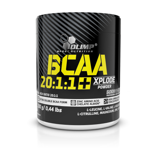 BCAA Olimp BCAA 20:1:1 Xplode, 200 грамм Кола,  мл, Olimp Labs. BCAA. Снижение веса Восстановление Антикатаболические свойства Сухая мышечная масса 