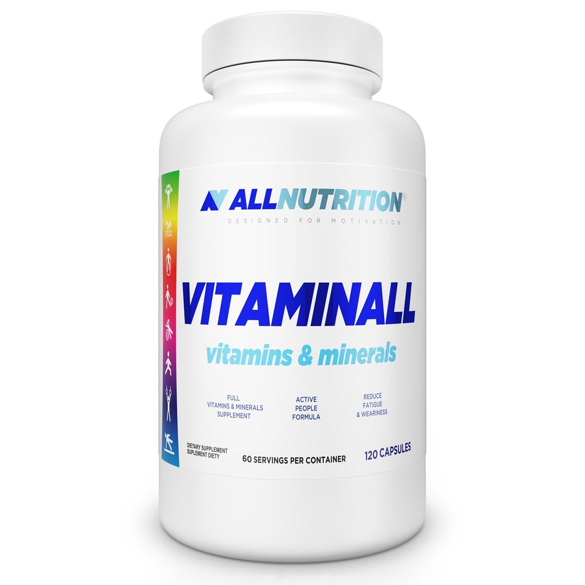 AllNutrition Комплекс витаминов и минералов AllNutrition VitaminALL Vitamins and Minerals (120 капс) алл нутришн, , 