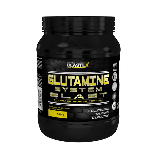 Glutamine System Blast, 500 g, Blastex. Glutamina. Mass Gain recuperación Anti-catabolic properties 