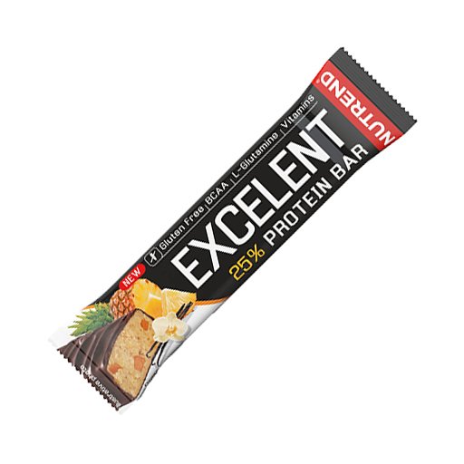 Батончик Nutrend Excelent Protein Bar, 85 грамм Ваниль-ананас,  мл, Nutrend. Батончик. 