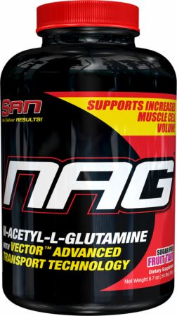 NAG, 246 ml, San. Glutamina. Mass Gain recuperación Anti-catabolic properties 