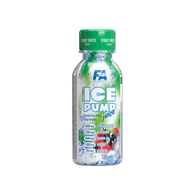 Fitness Authority Предтренировочный комплекс Fitness Authority Ice Pump Juice Shot, 120 мл Лесные ягоды, , 