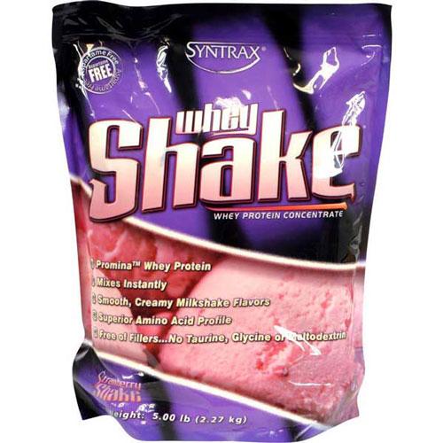 Протеин Syntrax Whey Shake, 2.27 кг Клубника,  мл, Swiss Pharmaceuticals. Протеин. Набор массы Восстановление Антикатаболические свойства 