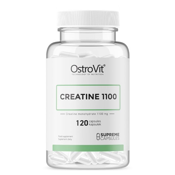 Креатин OstroVit Creatine 1100, 120 капсул,  мл, OstroVit. Креатин. Набор массы Энергия и выносливость Увеличение силы 