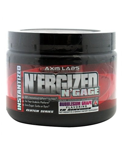 Energized N'Gage, 92 g, Axis Labs. BCAA. Weight Loss recuperación Anti-catabolic properties Lean muscle mass 