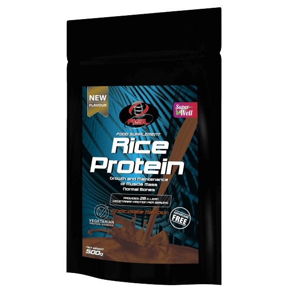 Протеин AllSports Labs Rice Protein, 500 грамм  - шоколад,  мл, All Sports Labs. Протеин. Набор массы Восстановление Антикатаболические свойства 