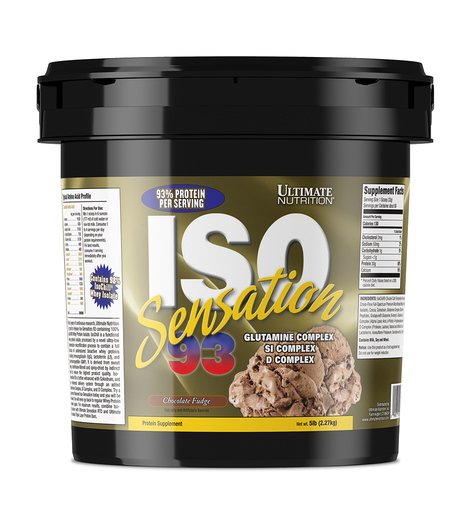 Протеин Ultimate Iso Sensation, 2.27 кг Шоколад,  мл, Ultimate Nutrition. Протеин. Набор массы Восстановление Антикатаболические свойства 