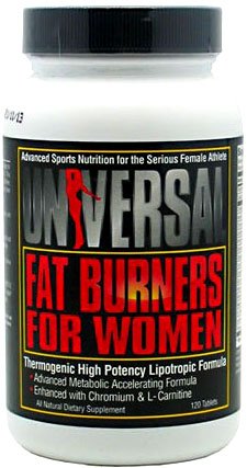 Fat Burners for Women, 120 шт, Universal Nutrition. Жиросжигатель. Снижение веса Сжигание жира 