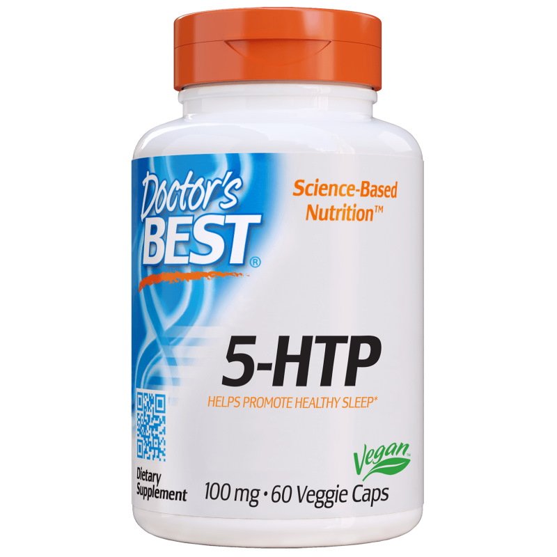 Аминокислота Doctor's Best 5-HTP 100 mg, 60 вегакапсул,  ml, Doctor's BEST. 5-HTP. 
