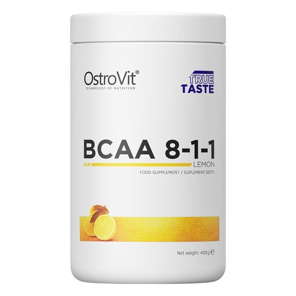 BCAA OstroVit BCAA 8-1-1, 400 грамм Лимон,  ml, OstroVit. BCAA. Weight Loss recovery Anti-catabolic properties Lean muscle mass 