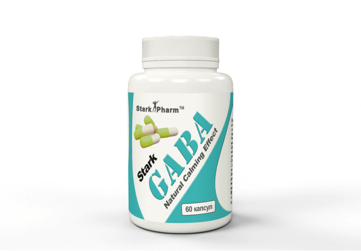 GABA 500 мг StarkPharm 60 caps,  ml, Stark Pharm. Post Workout. स्वास्थ्य लाभ 
