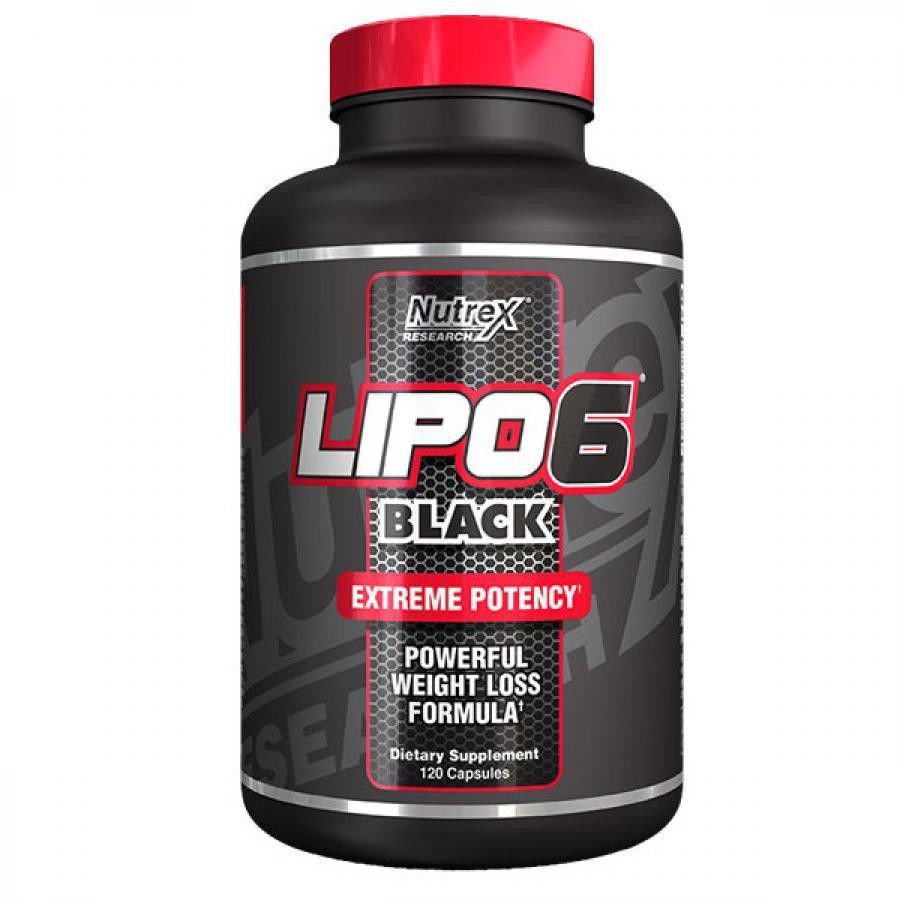 Lipo-6 Black Extreme Potency Nutrex 120 сaps,  ml, Nutrex Research. Fat Burner. Weight Loss Fat burning 