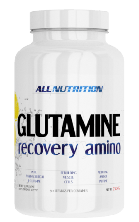 Glutamine Recovery Amino, 250 г, AllNutrition. Глютамин. Набор массы Восстановление Антикатаболические свойства 