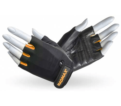 MadMax Перчатки для фитнеса Mad Max RAINBOW MFG 251 (размер M) медмакс black/orange, , 