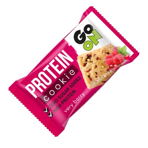 Батончик GoOn Protein Cookie, 50 грамм Ягоды,  мл, Go On Nutrition. Батончик. 