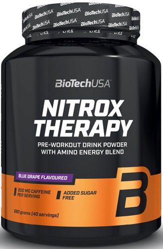 BioTech Nitrox Therapy 680 г Виноград,  ml, BioTech. Pre Workout. Energy & Endurance 