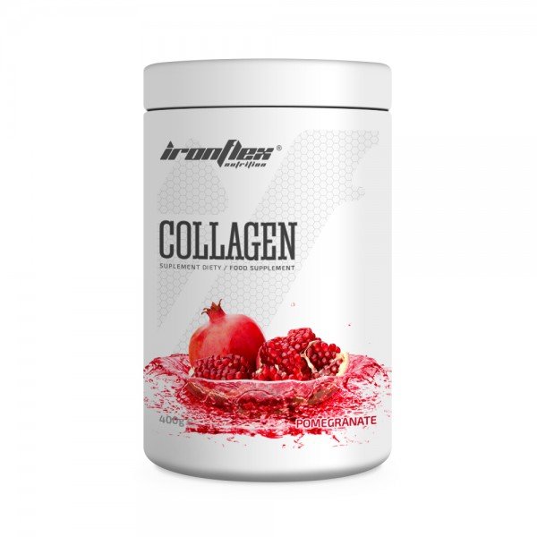 Для суставов и связок IronFlex Collagen, 400 грамм Гранат,  ml, IronFlex. For joints and ligaments. General Health Ligament and Joint strengthening 