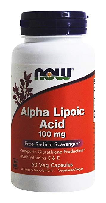 Універсальний антиоксидант NOW Foods Alpha Lipoic Acid 100 mg 60 caps,  ml, Now. Special supplements. 