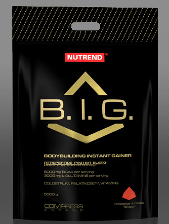 Compress B.I.G., 5000 g, Nutrend. Gainer. Mass Gain Energy & Endurance recovery 