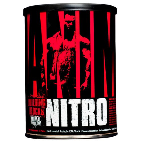 Animal Nitro 30 пак Без вкуса,  мл, Universal Nutrition. Предтренировочный комплекс. Энергия и выносливость 