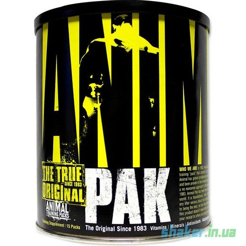 Universal Nutrition Комплекс витаминов Universal Animal Pak (15 пак) юниверсал энимал пак, , 15 