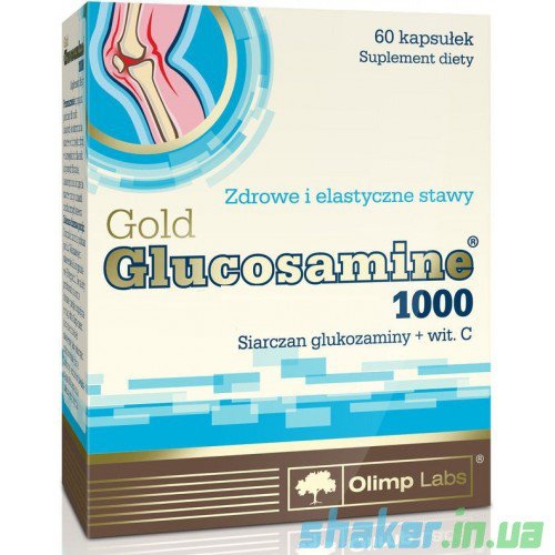 Глюкозамин Olimp Gold Glucosamine 1000 (60 капс) олимп,  мл, Olimp Labs. Глюкозамин. Поддержание здоровья Укрепление суставов и связок 