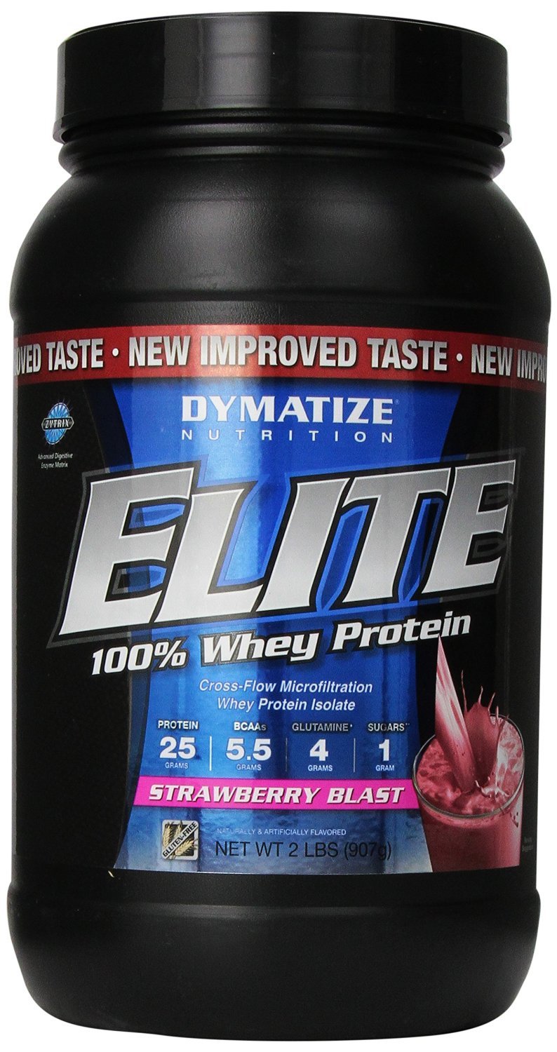 Elite 100% Whey Protein, 907 г, Dymatize Nutrition. Комплекс сывороточных протеинов. 