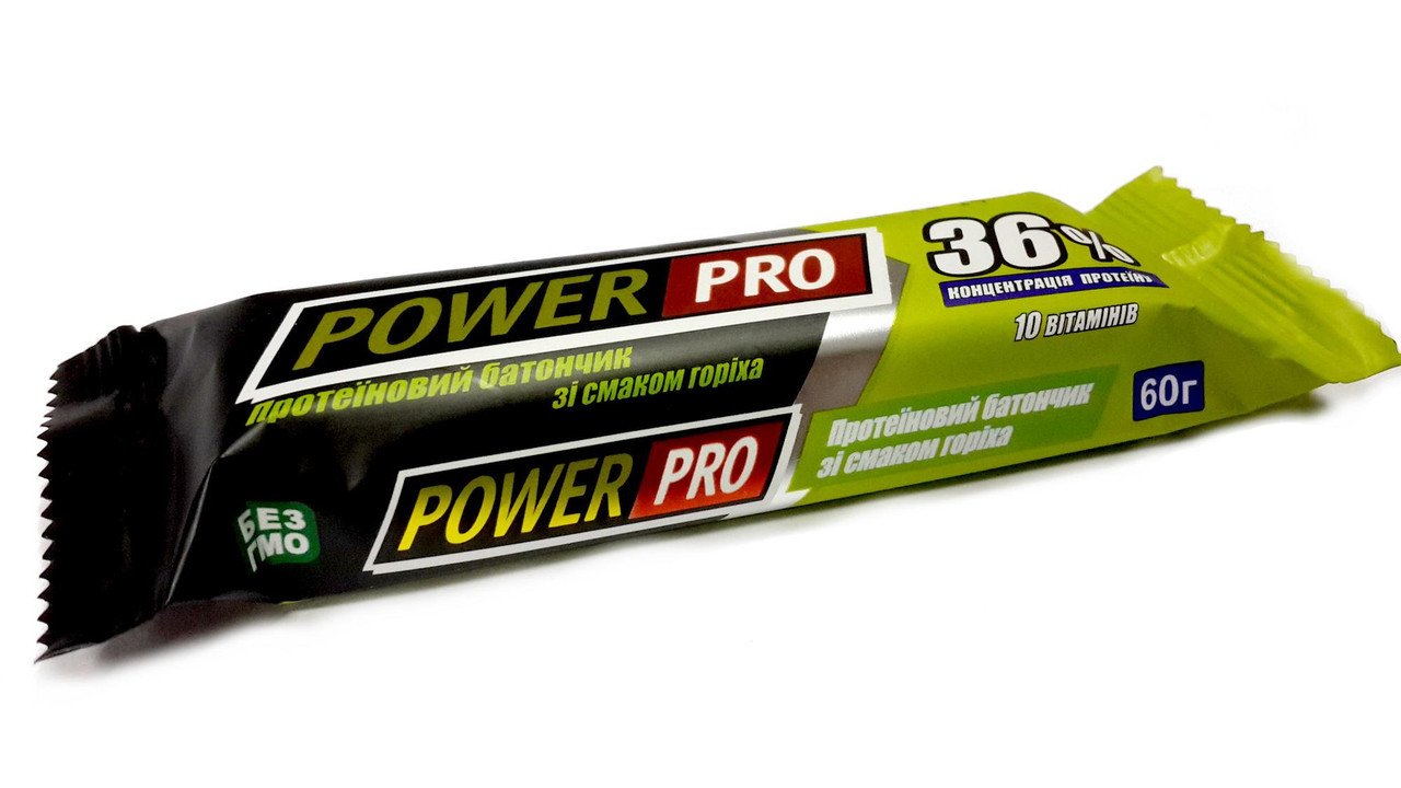 Протеїновий батончик 36% горіх,  ml, Power Pro. Bar. 
