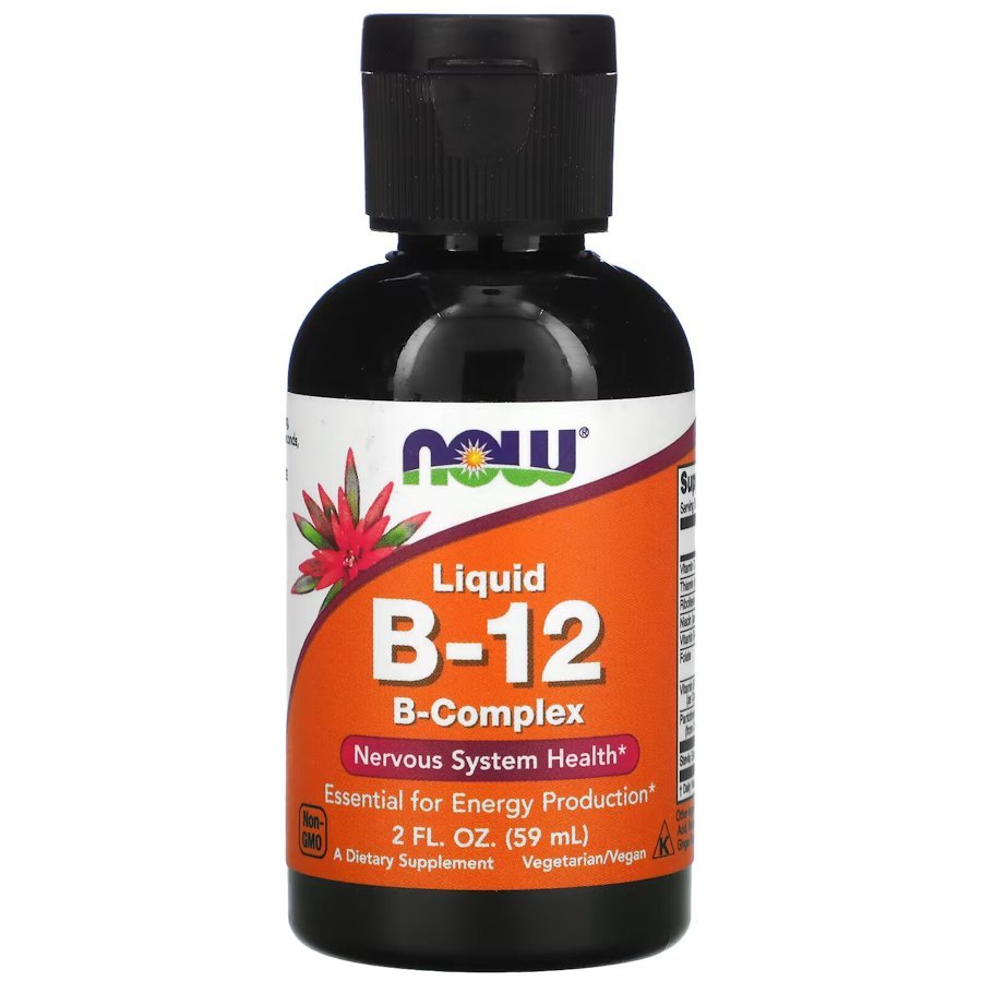 Now Витамины и минералы NOW Vitamin B12 Complex Liquid, 59 мл, , 