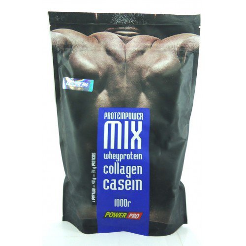 Протеин Power Pro Protein Power MIX, 1 кг Медовое печенье,  ml, Power Pro. Protein. Mass Gain recovery Anti-catabolic properties 