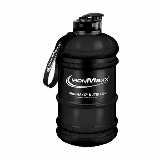 Бутылка IronMaxx Gallon Matt 2.2 л, Black,  мл, IronMaxx. Фляга. 