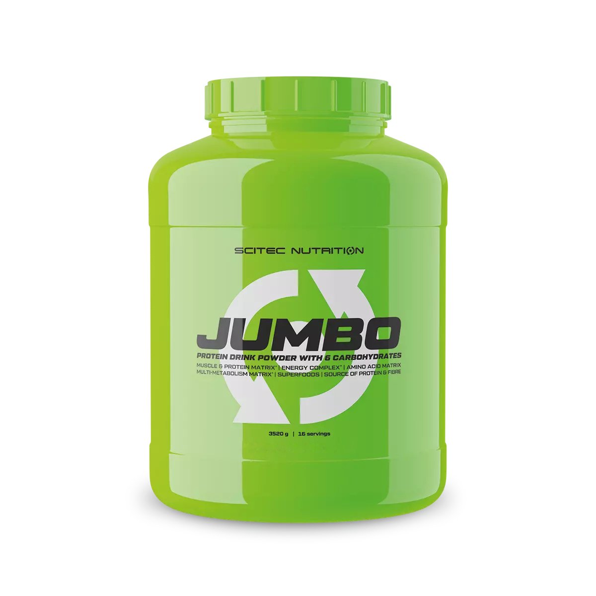 Гейнер Scitec Jumbo, 3.52 кг Клубника,  ml, Scitec Nutrition. Gainer. Mass Gain Energy & Endurance recovery 