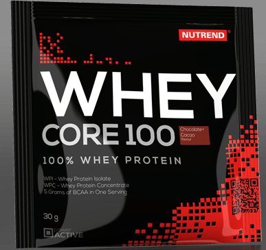Whey Core 100, 30 г, Nutrend. Комплекс сывороточных протеинов. 