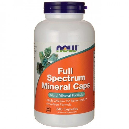 Full Spectrum Mineral Caps, 240 pcs, Now. Vitamin Mineral Complex. General Health Immunity enhancement 