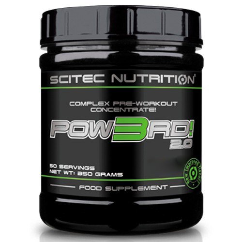Предтренировочный комплекс Scitec POW3RD 2.0, 350 грамм Яблоко,  ml, Scitec Nutrition. Pre Workout. Energy & Endurance 