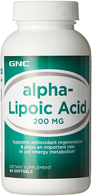 Alpha Lipoic Acid 200, 60 шт, GNC. Альфа-липоевая кислота. Поддержание здоровья Регуляция углеводного обмена Регуляция жирового обмена 
