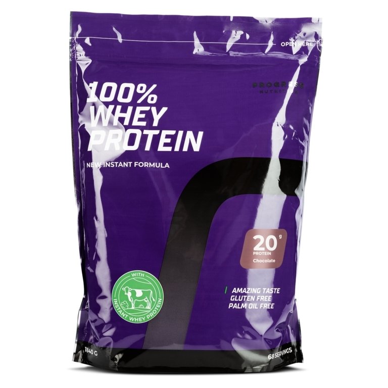 Протеин Progress Nutrition 100% Whey Protein, 1.84 кг Шоколад,  ml, Progress Nutrition. Protein. Mass Gain recovery Anti-catabolic properties 