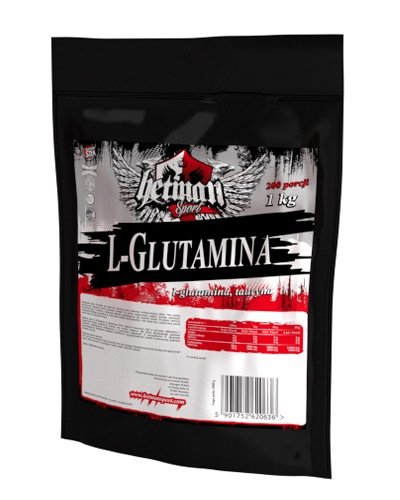 L-Glutamina, 1000 г, Hetman Sport. Глютамин. Набор массы Восстановление Антикатаболические свойства 