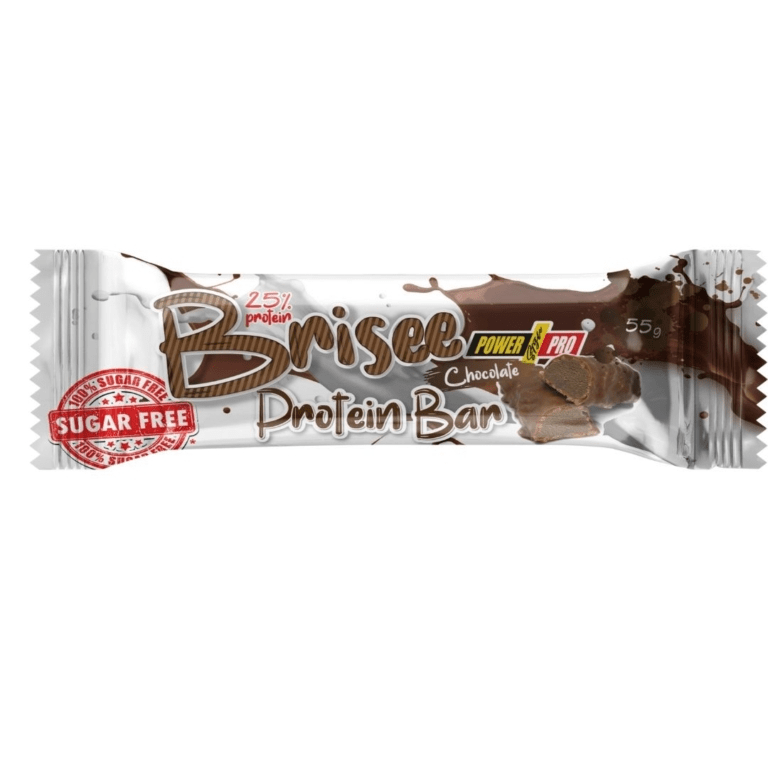 Power Pro Протеиновый батончик Power Pro Brisee Protein Bar 25% без сахара 55 г. Шоколад, , 55 г