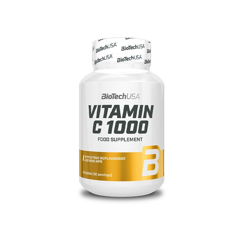 Витамины и минералы BioTech Vitamin C 1000, 30 таблеток,  мл, BioTech. Витамины и минералы. Поддержание здоровья Укрепление иммунитета 